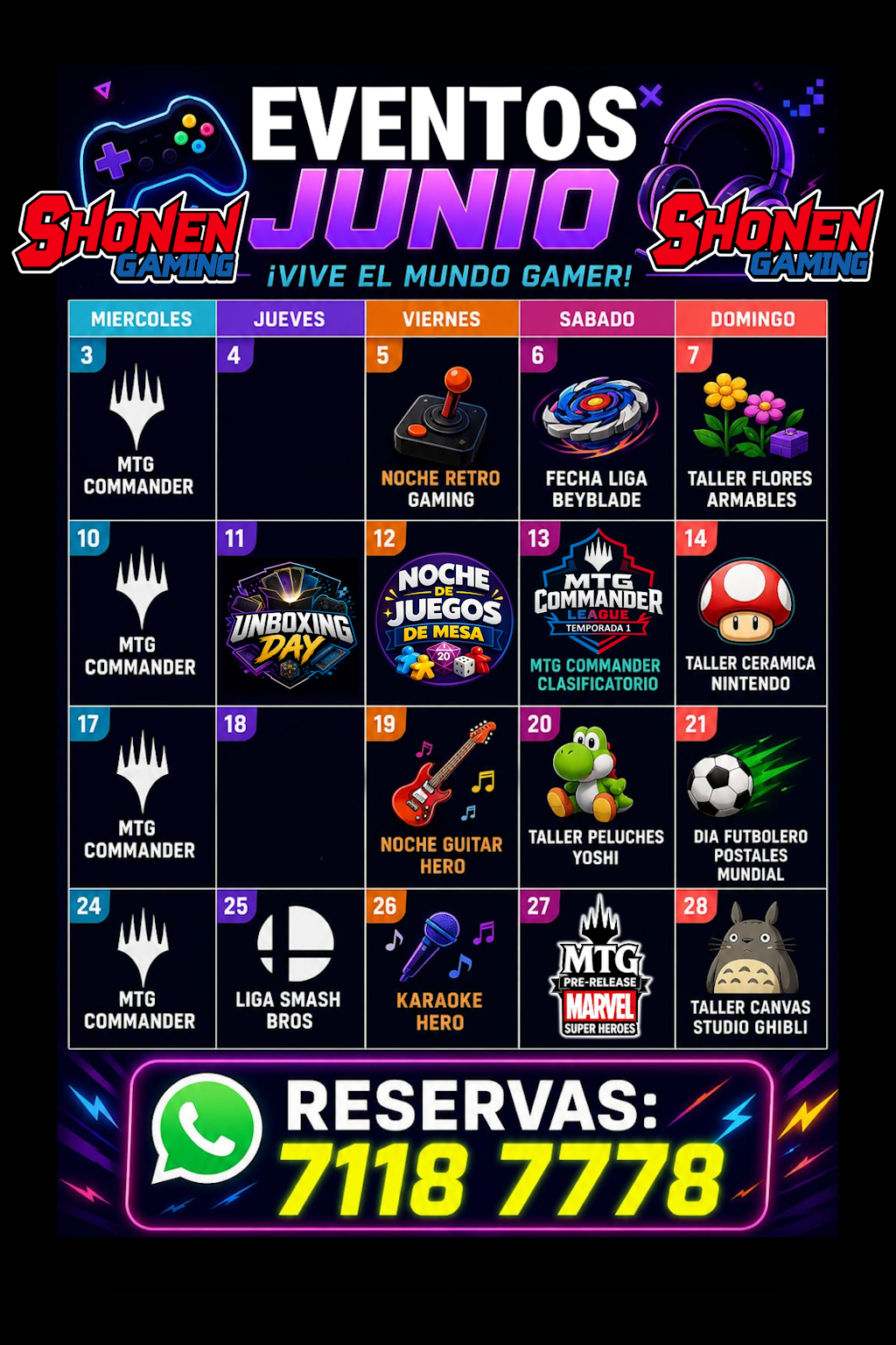 Calendario de Actividades